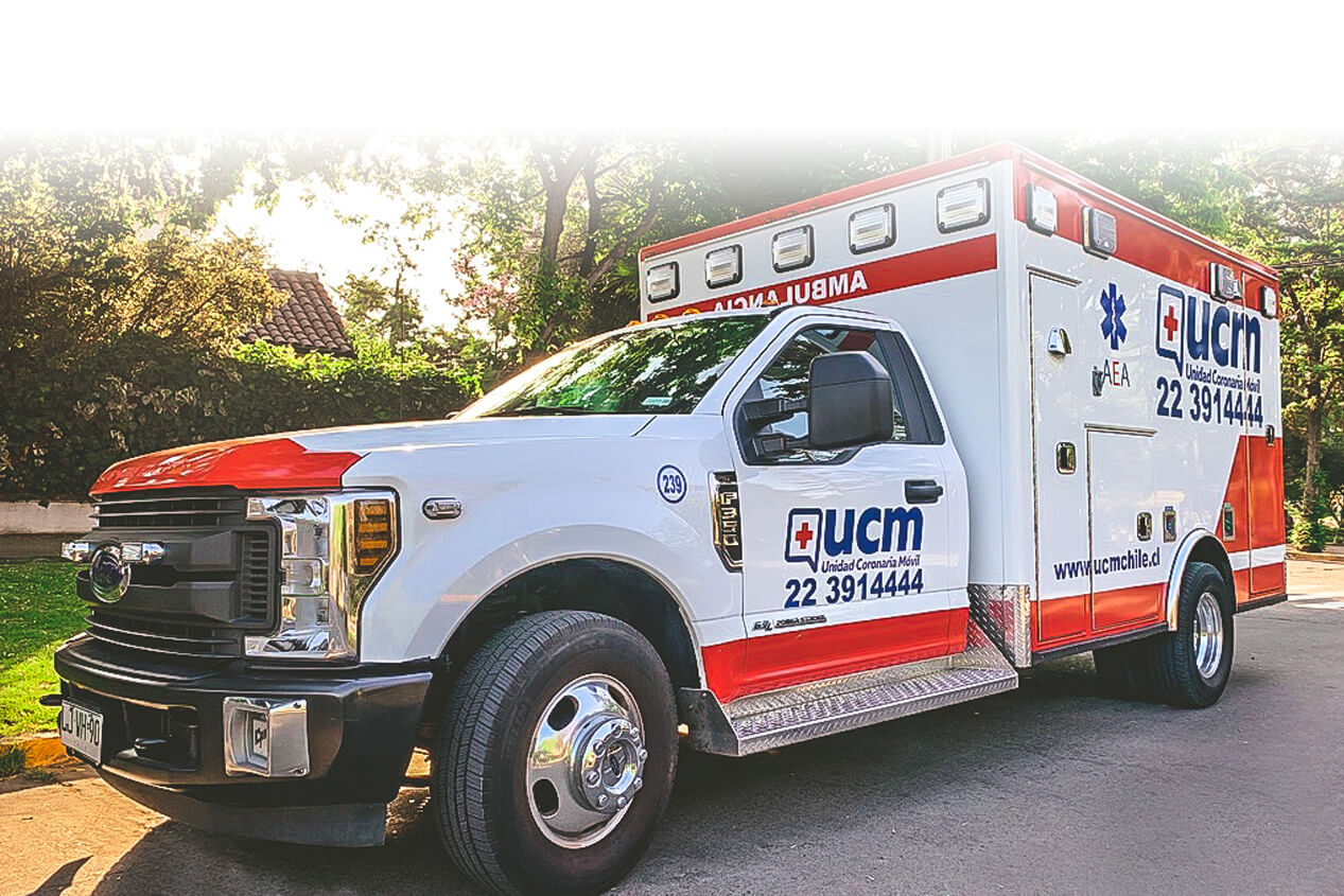 Ambulancia Unidad Coronaria Móvil Chile